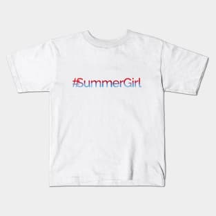 #SummerGirl Kids T-Shirt